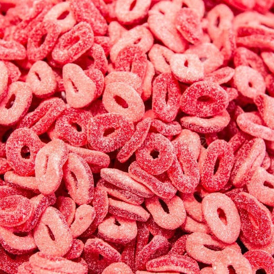 Aros De Morango Ácidos